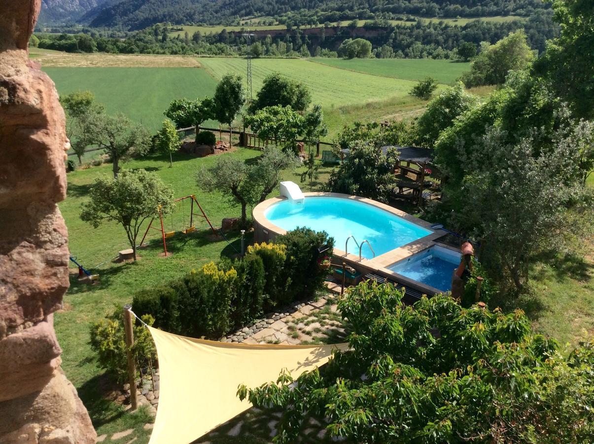 Casa Rural Con Piscina Y Vistas Al Valle - Cal Pallares Argestues Exterior photo