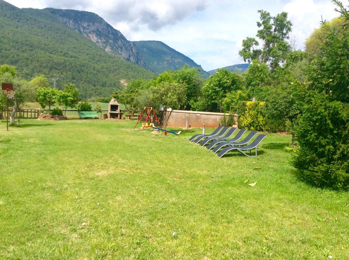Casa Rural Con Piscina Y Vistas Al Valle - Cal Pallares Argestues Exterior photo